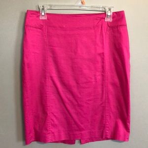 New York & company pink pencil skirt size 6